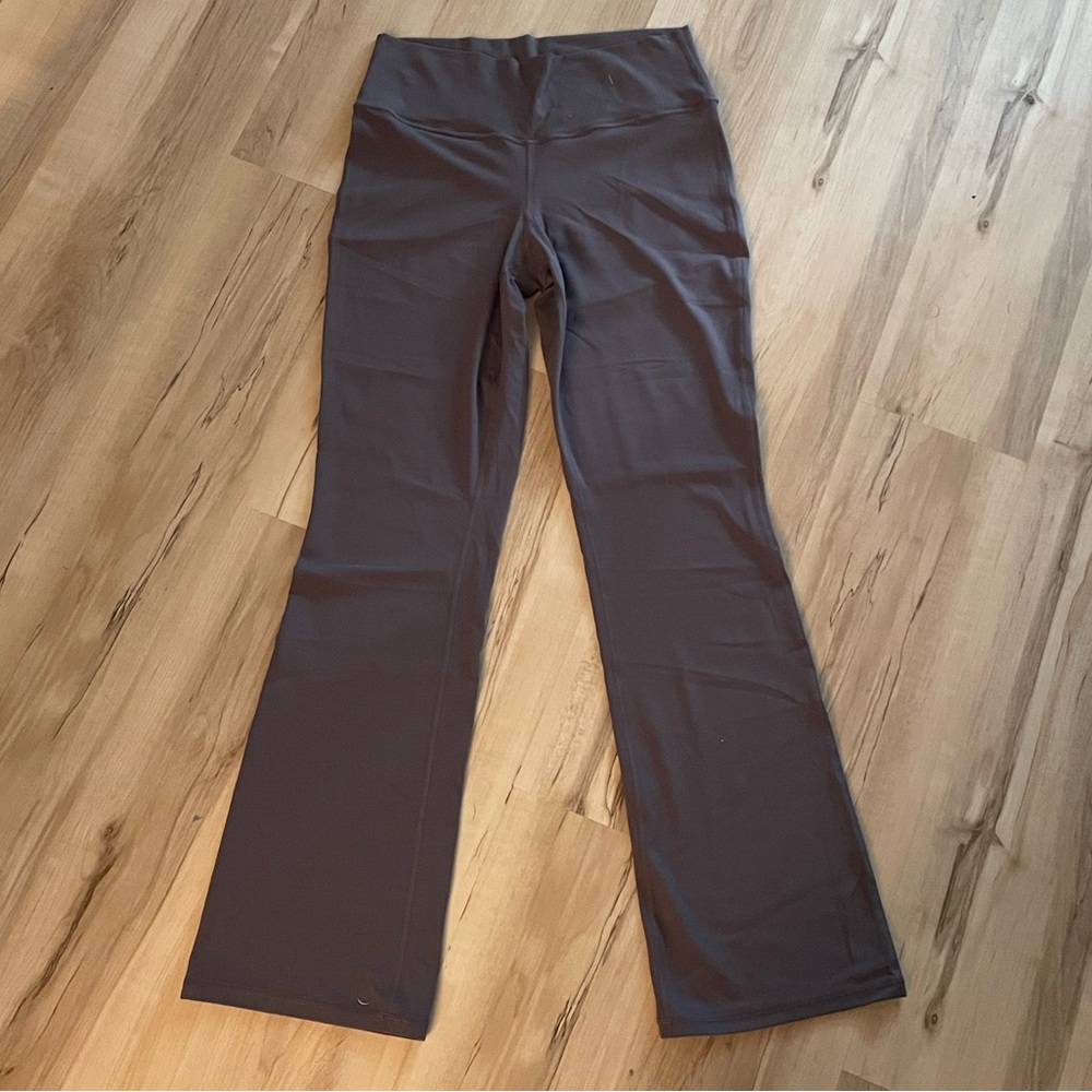 Purple/gray Athleta Transcent Slim Leggings - XL